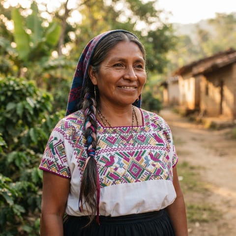 Ilustração gerada por IA representando o povo Soyaltepec Mixtec