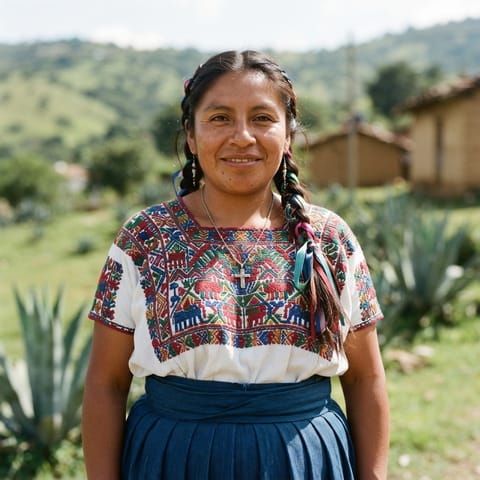 AI-generated illustration representing the Northwestern Tlaxiaco Mixtec people