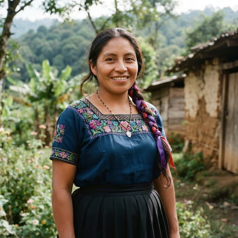AI-generated illustration representing the Tojolabal people