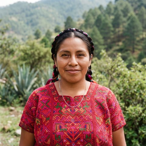 AI-generated illustration representing the Southeastern Triqui people