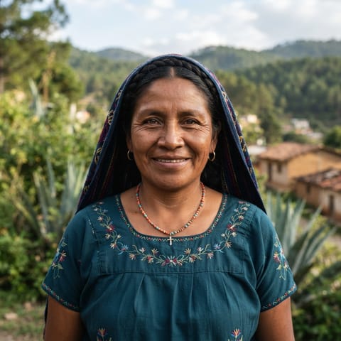 AI-generated illustration representing the Lachixio Zapotec people