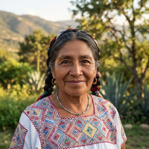 AI-generated illustration representing the Mazaltepec Zapotec people