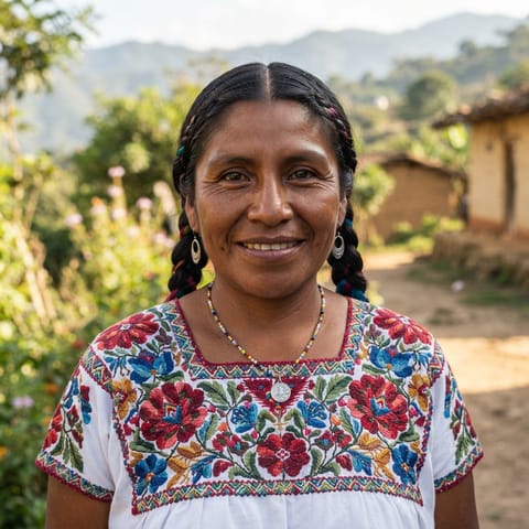 AI-generated illustration representing the Loxicha Zapotec people