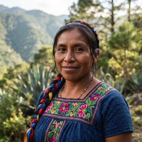 Illustration générée par IA représentant le peuple Totomachapan Zapotec