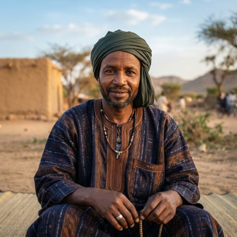 AI-generated illustration representing the Tagdal people