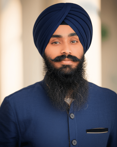 AI-generated illustration representing the Jat Sikhs people