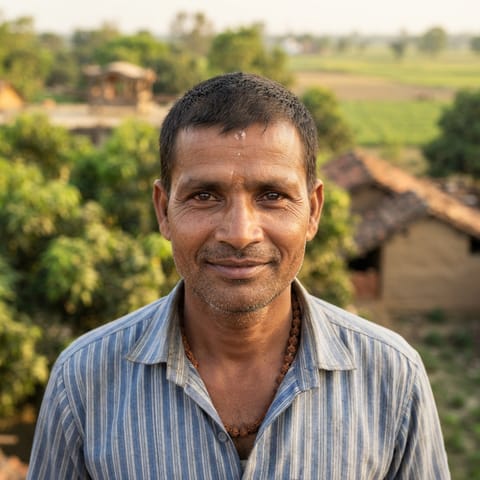 AI-generated illustration representing the Kahar (Bhojpuri) people