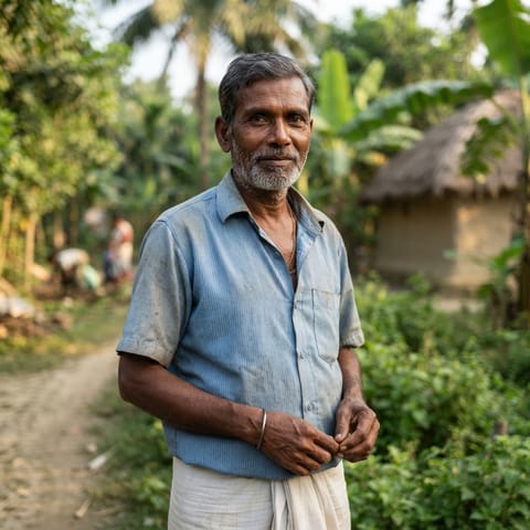 AI-generated illustration representing the Namasudra people