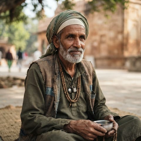 AI-generated illustration representing the Faqir people