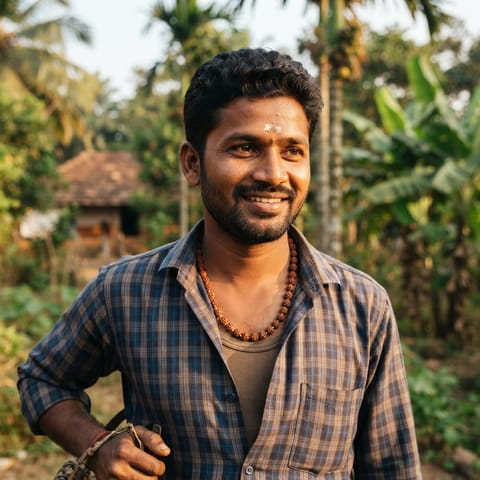 AI-generated illustration representing the Naikda (Kannada) people