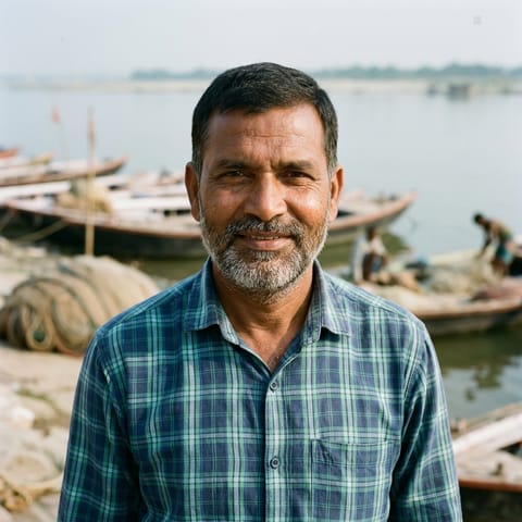 AI-generated illustration representing the Jhiwar people