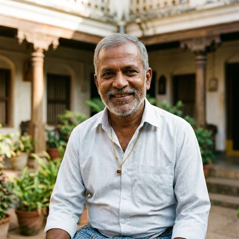 AI-generated illustration representing the Chettiar (Tamil) people