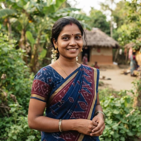 AI-generated illustration representing the Ganda people