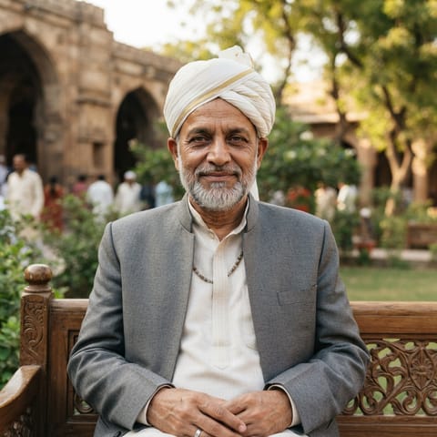 AI-generated illustration representing the Qazi people