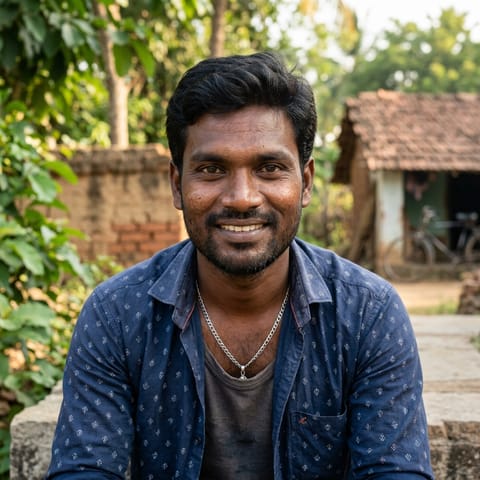 AI-generated illustration representing the Arunthathiyar people