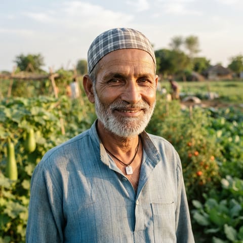 AI-generated illustration representing the Baghban people
