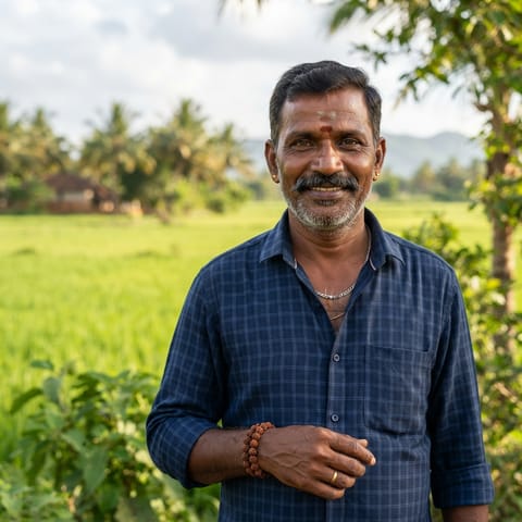 AI-generated illustration representing the Gowda people