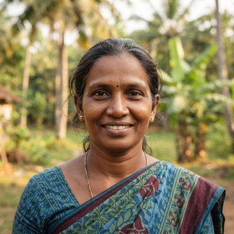 AI-generated illustration representing the Kuravan people