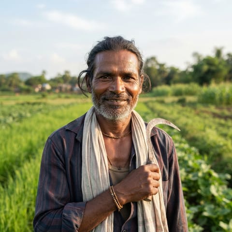 AI-generated illustration representing the Kisan (Kurukh) people