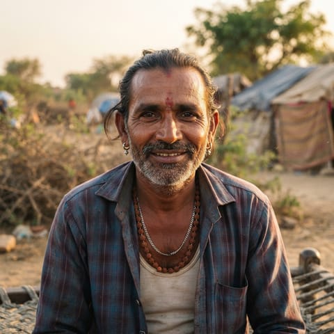AI-generated illustration representing the Baori people
