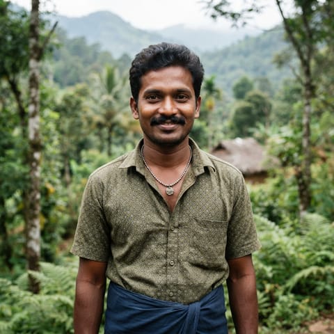 AI-generated illustration representing the Kurumba people