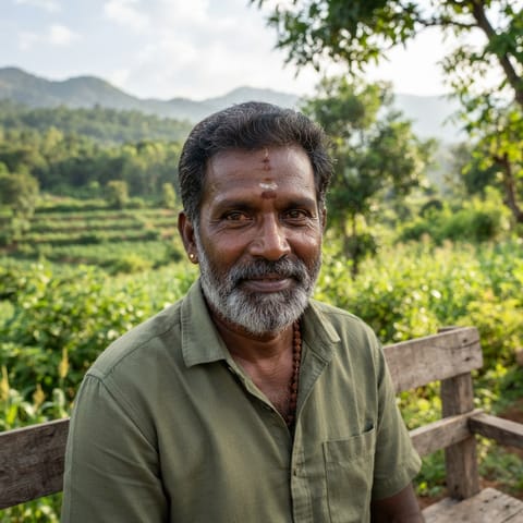 AI-generated illustration representing the Malayali people