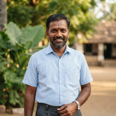 AI-generated illustration representing the Karnam people