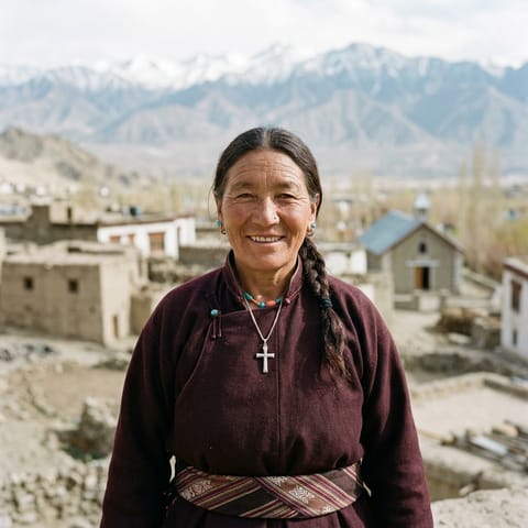AI-generated illustration representing the Moravian Christians people