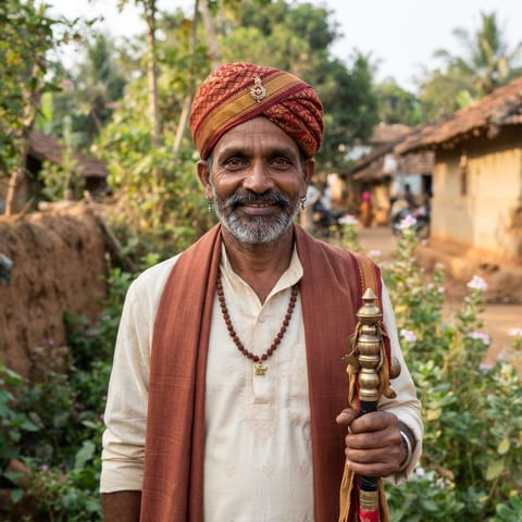 AI-generated illustration representing the Chalavadi people