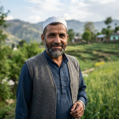 AI-generated illustration representing the Rahghar people