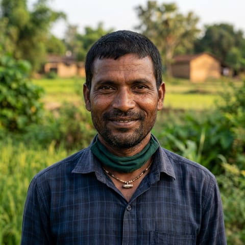 AI-generated illustration representing the Dhanwar people