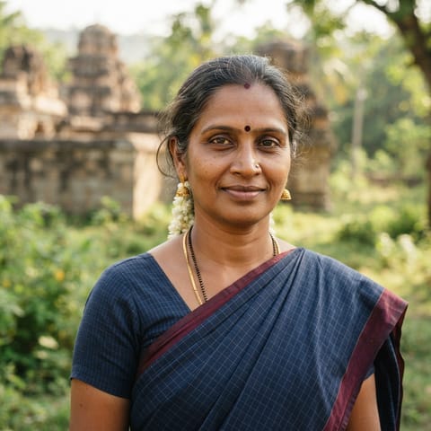 AI-generated illustration representing the Kalavantulu people