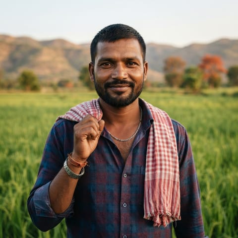 AI-generated illustration representing the Binjhwar people
