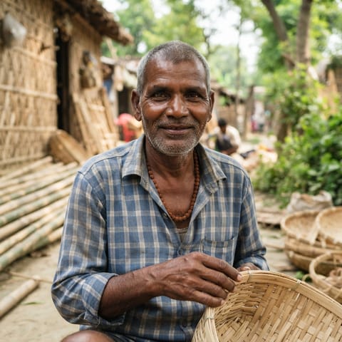 AI-generated illustration representing the Dhankar (Awadhi) people