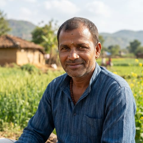 AI-generated illustration representing the Bhumia people