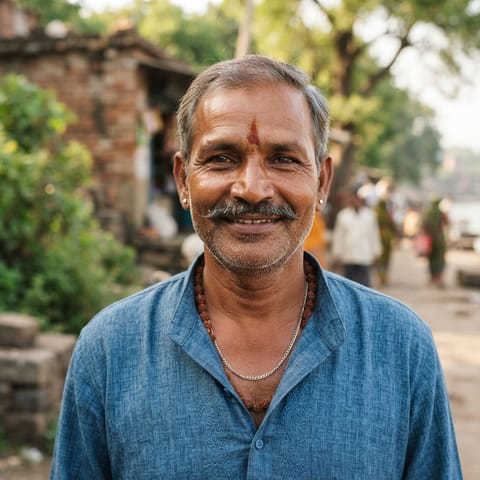 رسم توضيحي مُولَّد بالذكاء الاصطناعي يمثّل شعب Hindu Kacher