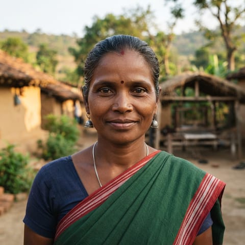 AI-generated illustration representing the Chik Baraik people