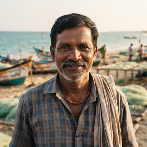 AI-generated illustration representing the Valaiyar people