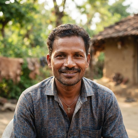 AI-generated illustration representing the Madgi people