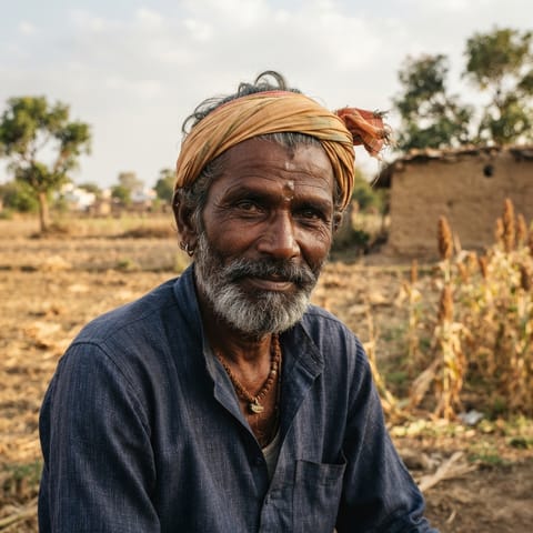 AI-generated illustration representing the Garpagari people