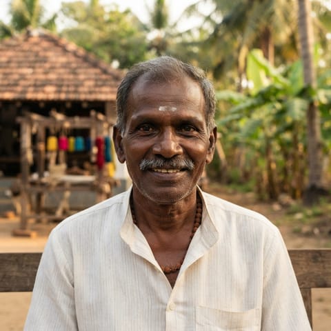 AI-generated illustration representing the Kudumi people