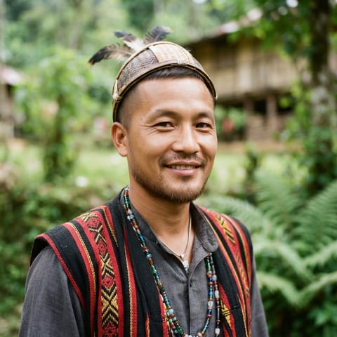 AI-generated illustration representing the Bangni people