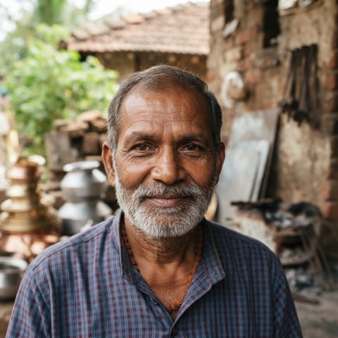 AI-generated illustration representing the Kanchari Kasar people