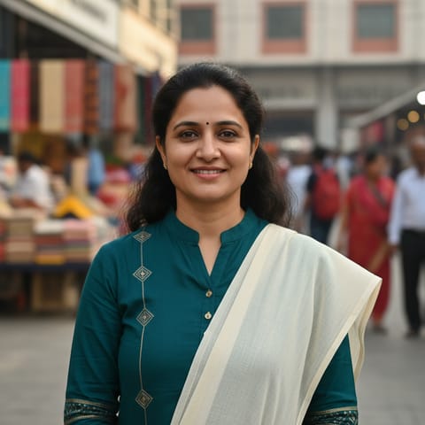 AI-generated illustration representing the Anjana people