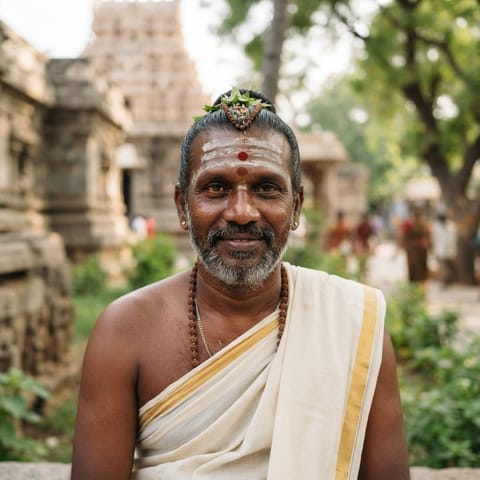 AI-generated illustration representing the Pandaram people