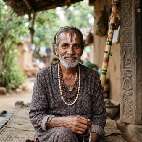 AI-generated illustration representing the Chenna Dasar people