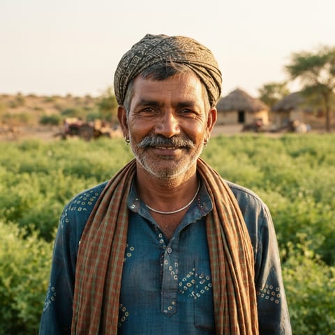 Illustration générée par IA représentant le peuple Sanghar