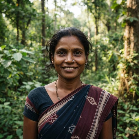 AI-generated illustration representing the Khairwar (Odia) people