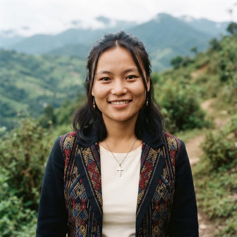 AI-generated illustration representing the Zou people