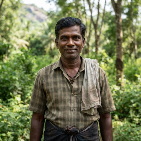 AI-generated illustration representing the Malai Vedan people